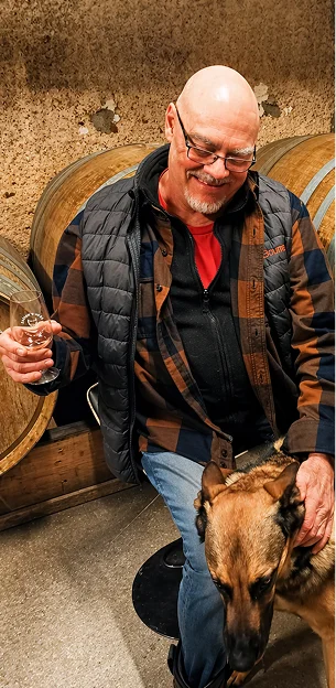 Brendan Tracey producteur de vins naturels des Vins de Saint Anne - Loir et Cher (41)