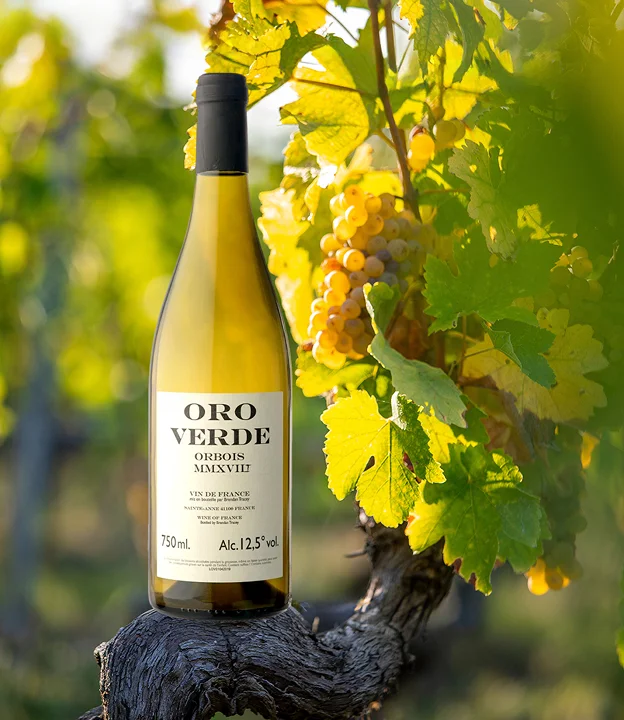 Vin blanc Oro Verde avec un cépage d'Orbois à Saint Anne (41)